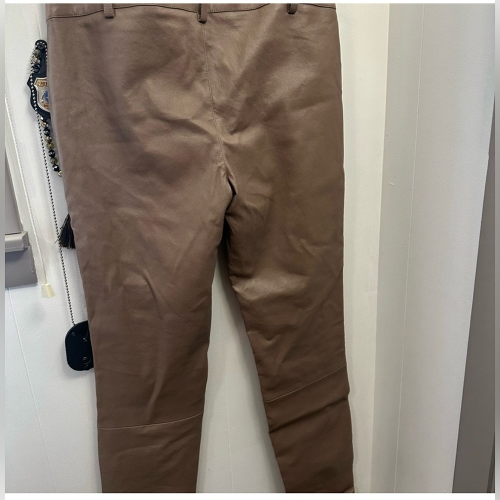 NWT MAX & MOl lamb leather pants $850 retail - Picture 8 of 11